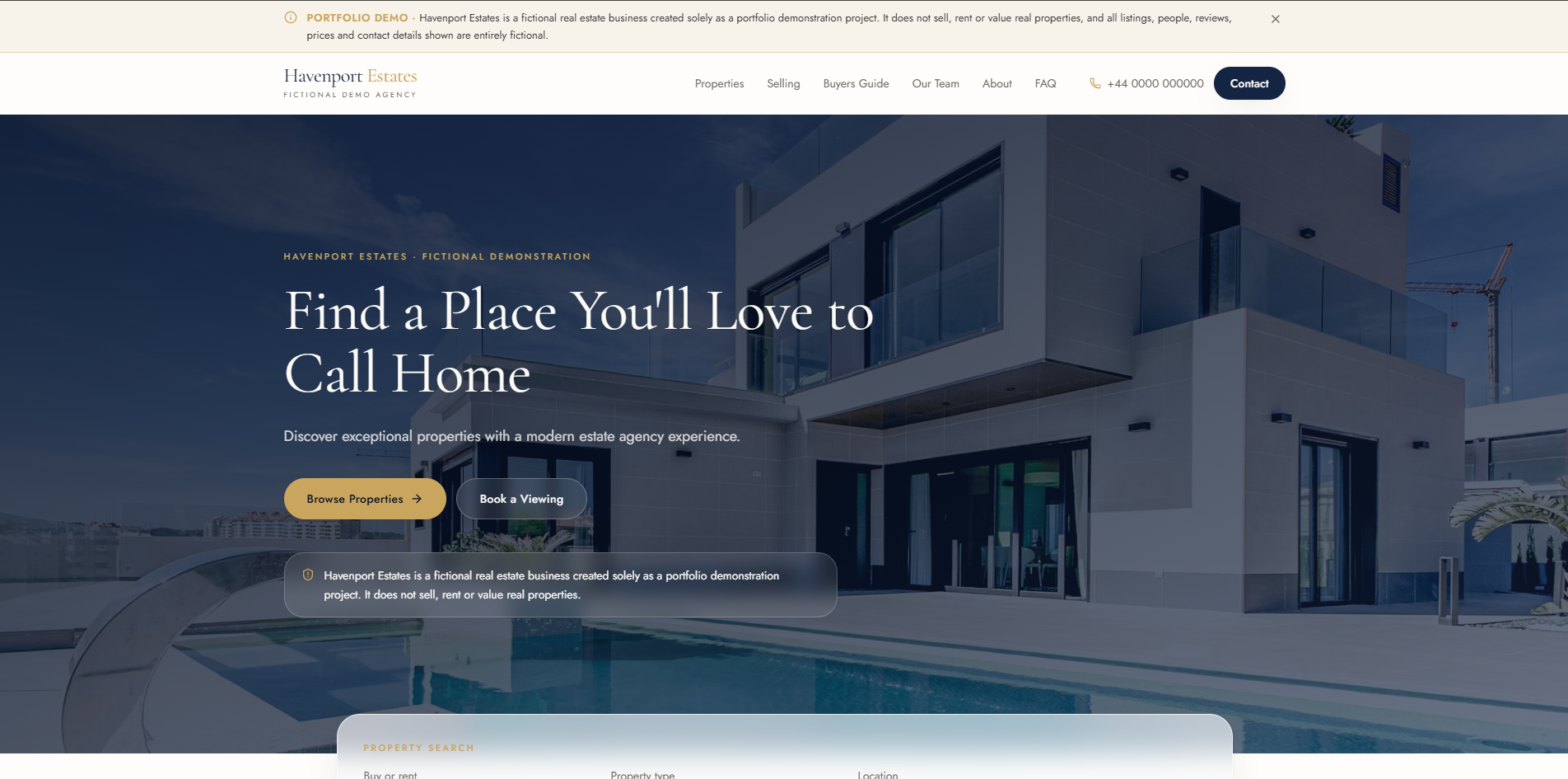 Website desktop preview