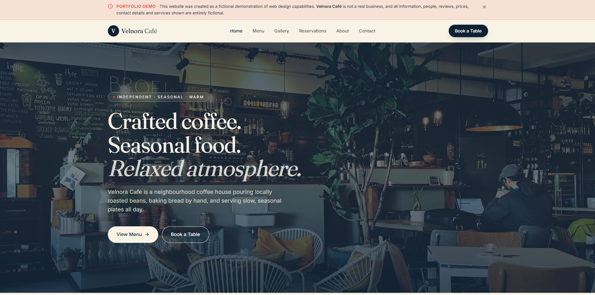 Website tablet preview